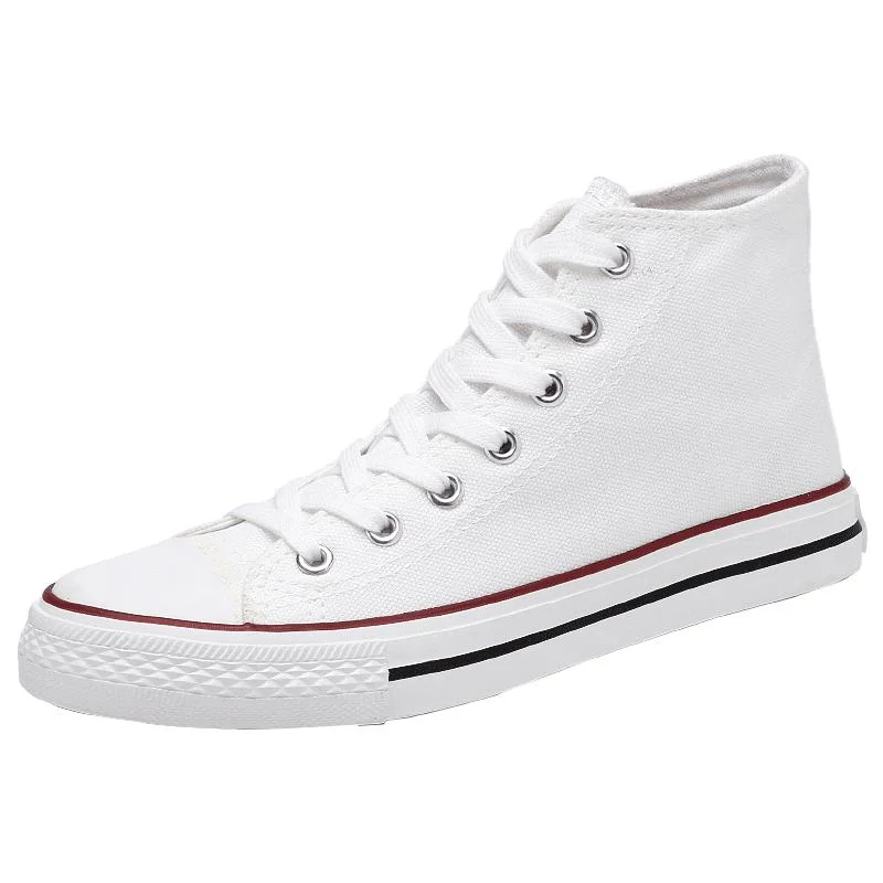Fashion Simple Canvas Shoes Canvas Shoes in 4 Colors High Top Canvas Shoes for Men and Women