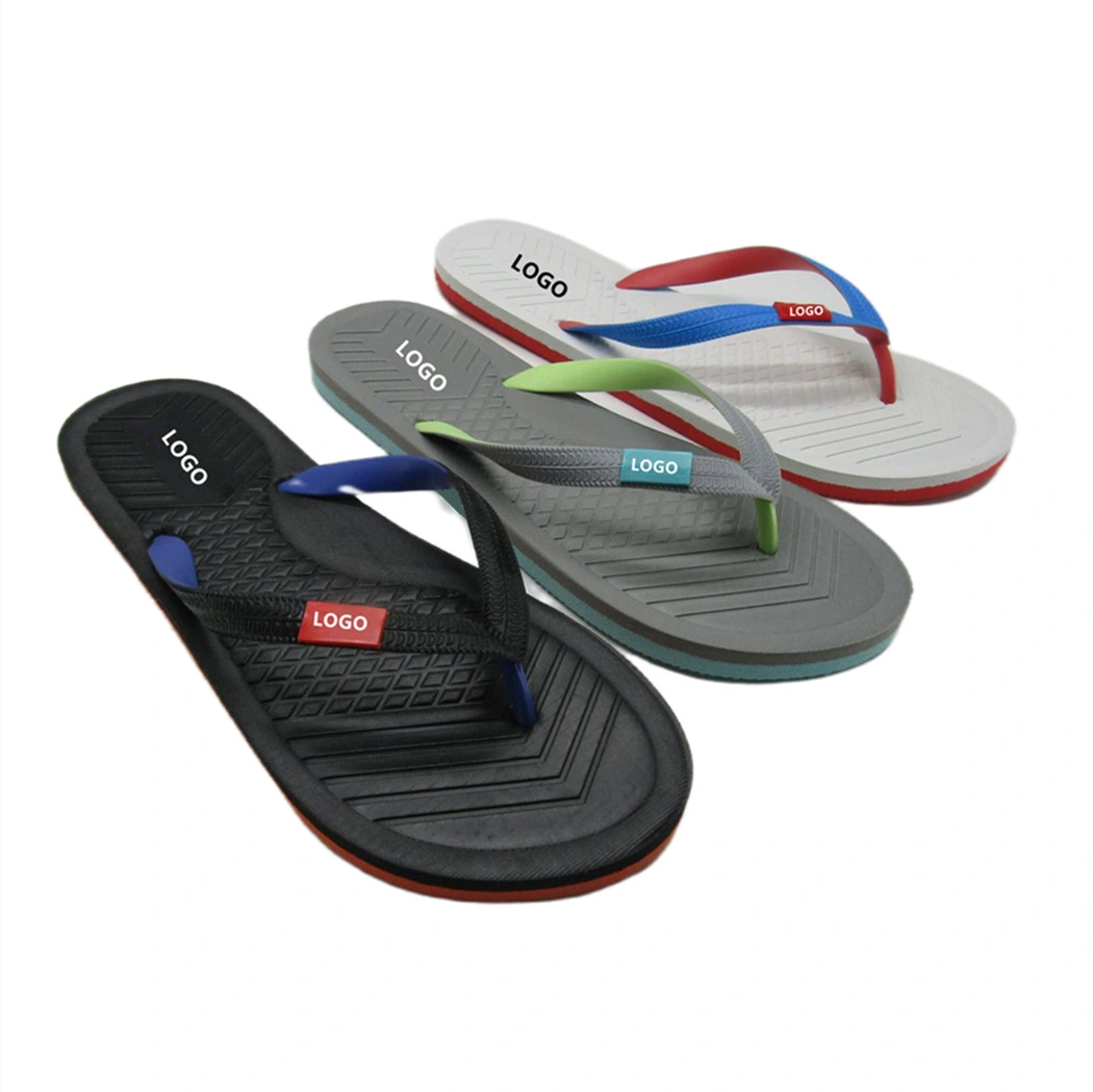 Women&prime; S Slippers OEM Printed Pantofole Summer Beach Custom Logo Shoes Flip Flops