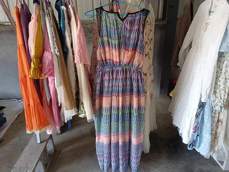 Factory Wholesale Fashion Design Lady Original Used Second Hand Summer Clothes Used Dresses
