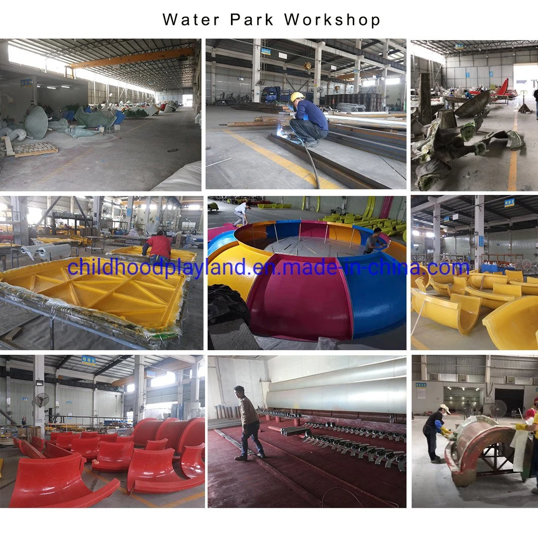 China Manufacturer Funny Outdoor Playground Water Park Slide for Sale