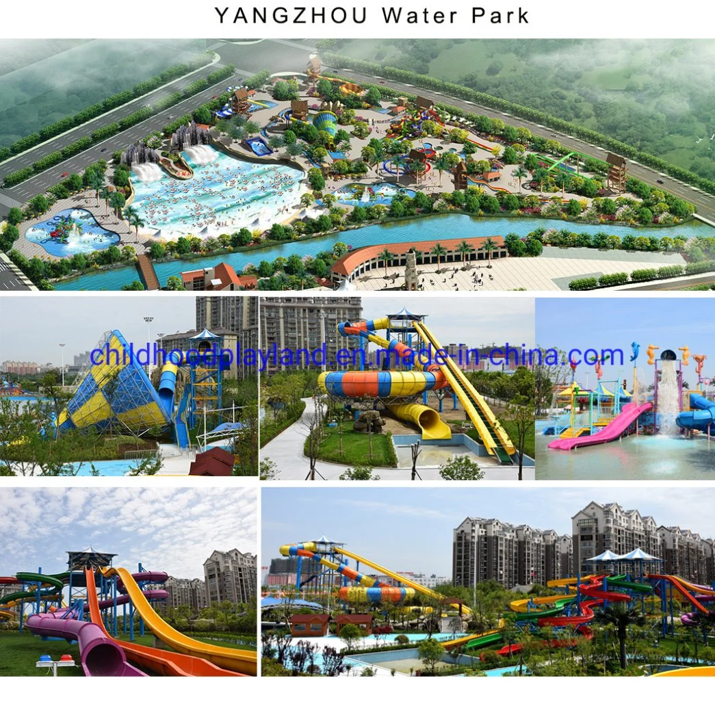 China Manufacturer Funny Outdoor Playground Water Park Slide for Sale