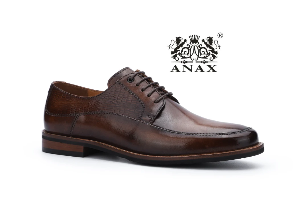 New Fashion and Italian Men Dress Popular Men&prime; S Lace-up Leather Business Shoes