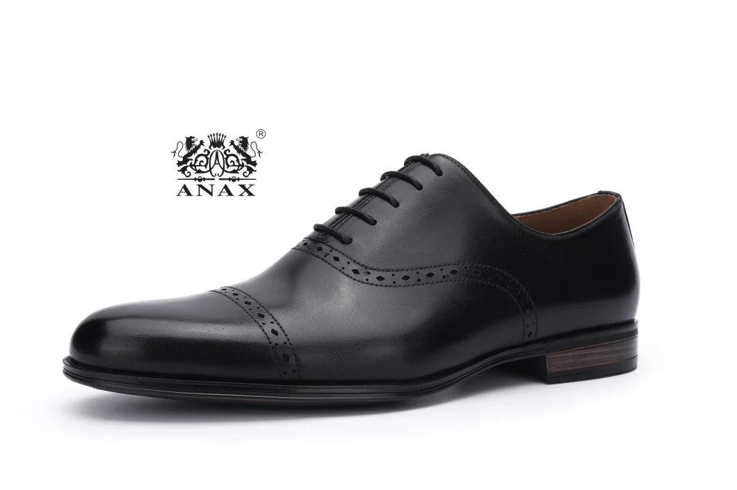 New Design and High Quality Popular Men&prime; S Lace-up Leather Business Dress Comfortable Formal Shoes