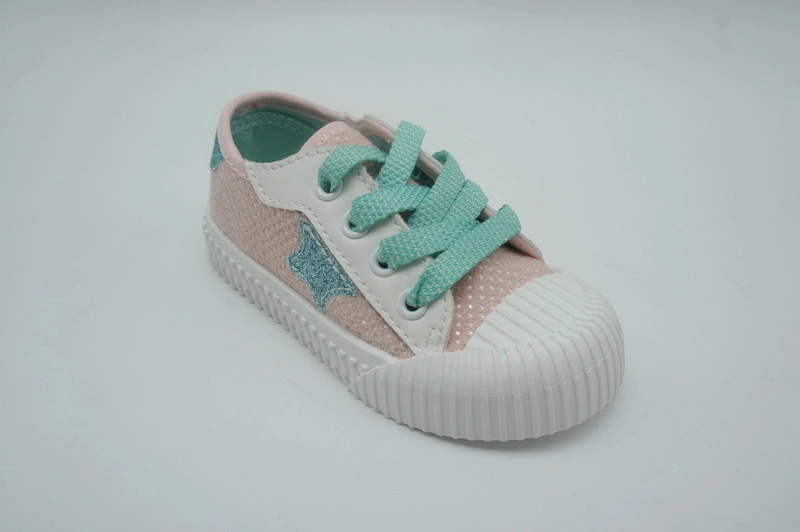 Injection Kids Shoes Fashion Sneaker for Girls Footwear Canvas Shoes