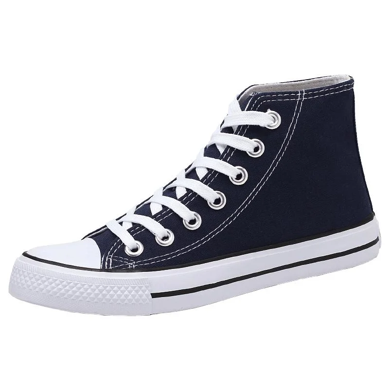 Fashion Simple Canvas Shoes Canvas Shoes in 4 Colors High Top Canvas Shoes for Men and Women