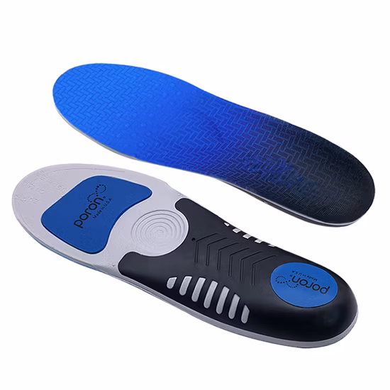 Massage PU Sport Height Boosting Insoles Popcorn Arch Support Insole