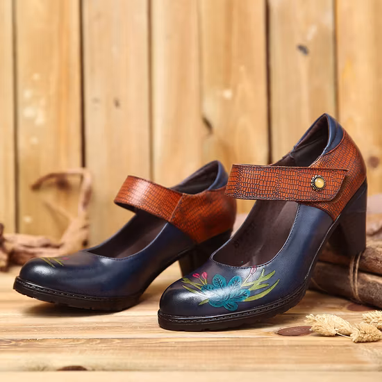 2022 Autumn Mix Color High Heels Pumps Party Dress Shoes