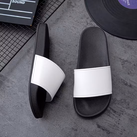 Lightweight Men Custom Slide Sandal Slippers PVC PU EVA Shoes